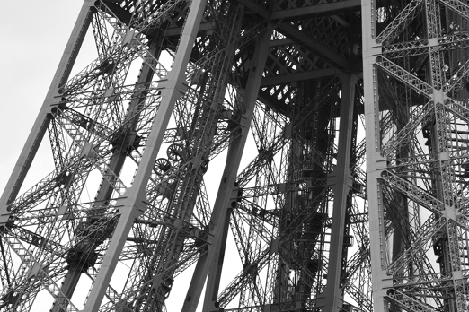 Detail of the Eiffel Tower - Paris - July 2011