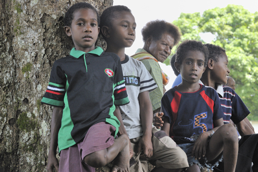 Children - Tufi village - Oro Province - PNG 2009